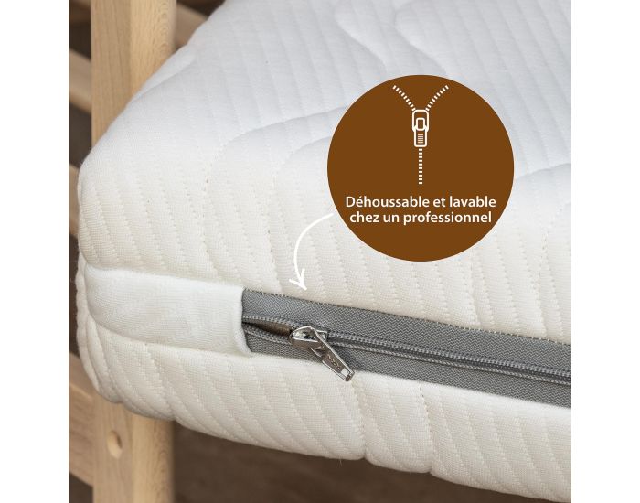 KADOLIS Matelas Bb - Cocolatex - Version Laine Biologique (3)