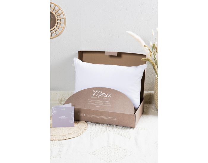 KADOLIS Oreiller - Maui Enveloppe Coton Bio - Confort Moelleux (4)