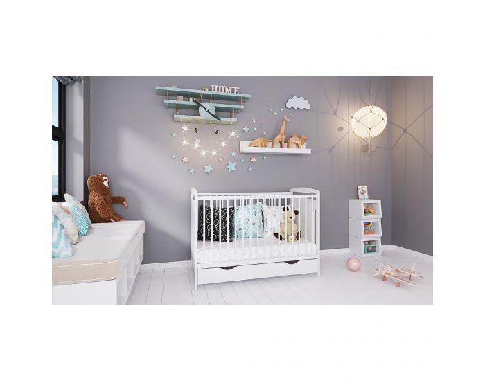 PREMIERS MOMENTS - Lit Bb Evolutif avec Tiroir - Elinor- 120x60 cm (3)