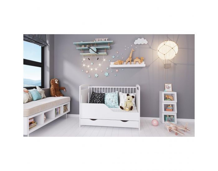 PREMIERS MOMENTS - Lit Bb Evolutif avec Tiroir - Elinor- 120x60 cm (4)