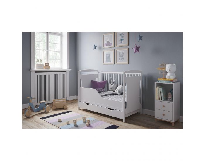 PREMIERS MOMENTS - Lit Bb Evolutif avec Tiroir - Elinor- 120x60 cm (5)