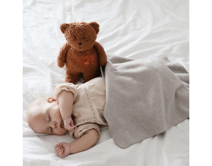 MOONIE Peluche - Veilleuse Musicale - Ourson - Caramel - D�s la naissance (2)