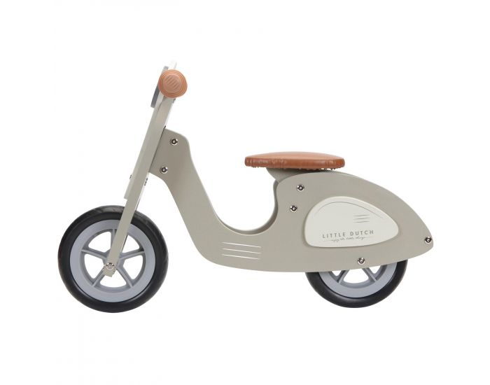 LITTLE DUTCH Draisienne Scooter en Bois - Vert Olive - D�s 2 ans (2)