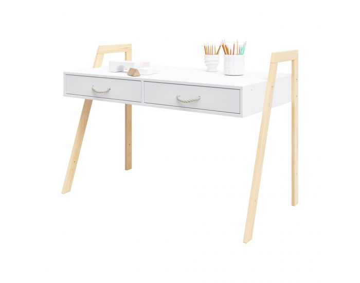 PREMIERS MOMENTS - Lit B�b� Evolutif et Bureau 2 en 1- Liv - 120x60 cm (1)