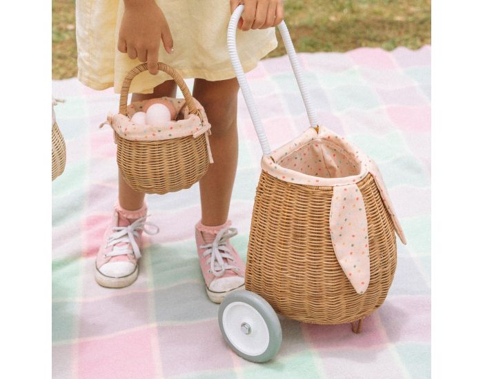 OLLI ELLA Panier � Roulettes - Bunny Luggy - D�s 3 ans (1)