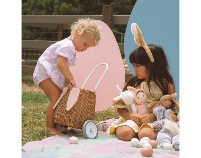 OLLI ELLA Panier � Roulettes - Bunny Luggy - D�s 3 ans (2)