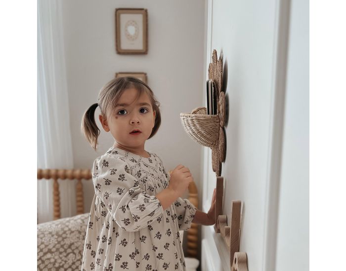 OLLI ELLA Panier Mural en Rotin - Daisy - D�s 3 ans (2)