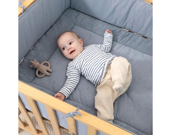 BEMINI Tapis de Parc et Jeu Bambou Pady - Jersey - 100 x 100 cm (12)