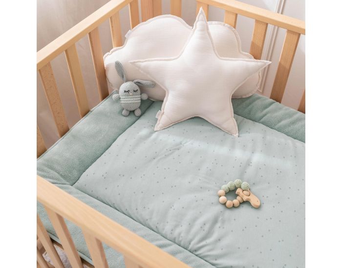 BEMINI Tapis de Parc et Jeu Bambou Pady - Jersey - 100 x 100 cm (16)