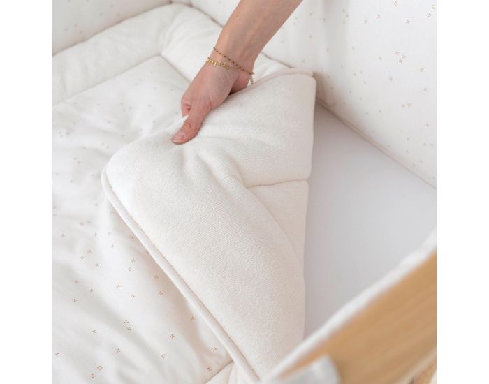 BEMINI Tapis de Parc et Jeu Bambou Pady - Jersey - 100 x 100 cm (21)