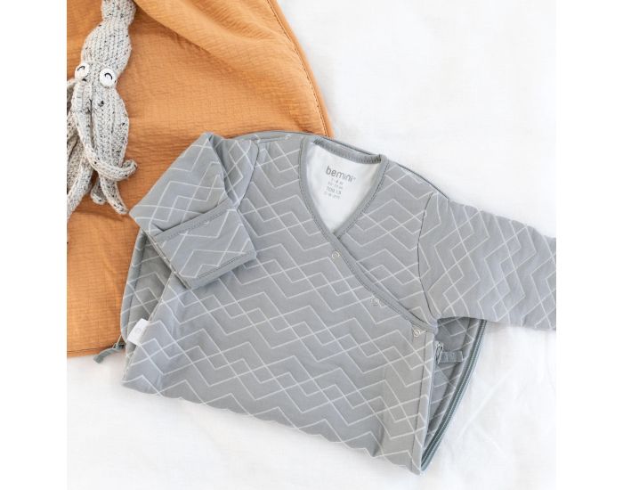 BEMINI Gigoteuse avec Moufles - Quilted Jersey - Tog 1.5 - 1 � 4 Mois (8)