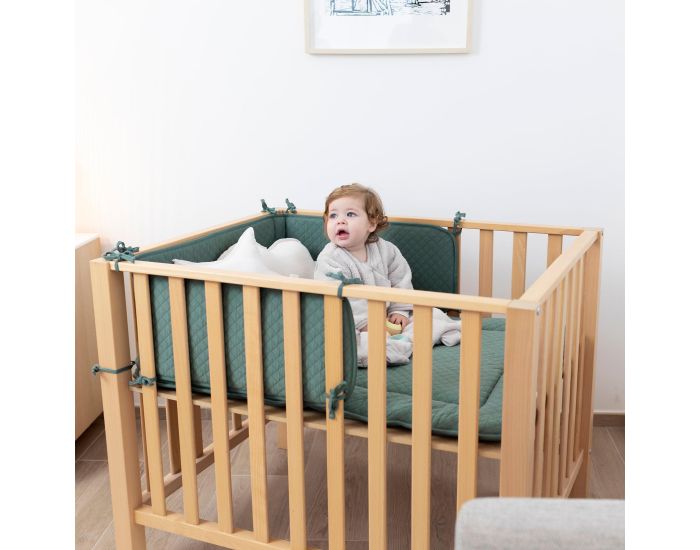 BEMINI Tapis de Parc et Jeu Pady - Quilted Jersey - 100 x 100 cm (21)