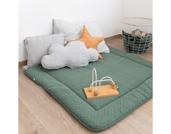 BEMINI Tapis de Parc et Jeu Pady - Quilted Jersey - 100 x 100 cm (35)