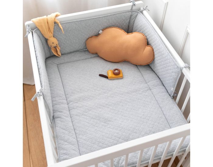 BEMINI Tapis de Parc et Jeu Pady - Quilted Jersey - 100 x 100 cm (40)