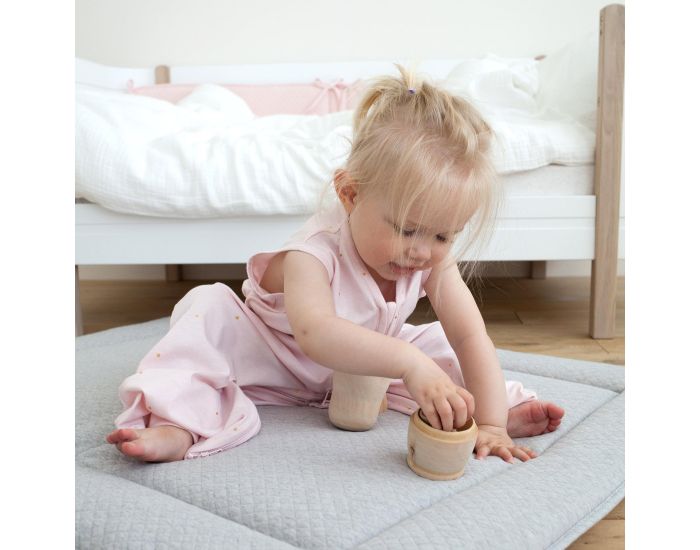 BEMINI Tapis de Parc et Jeu Pady - Quilted Jersey - 75 x 95 cm (2)