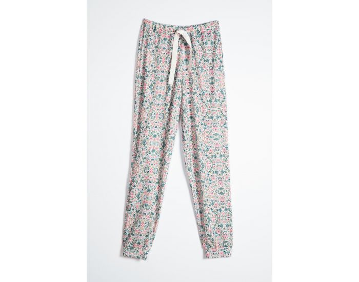 KADOLIS Pantalon de Pyjama - Femme - en Coton Bio et TENCEL - Sonora - Liberty S (3)