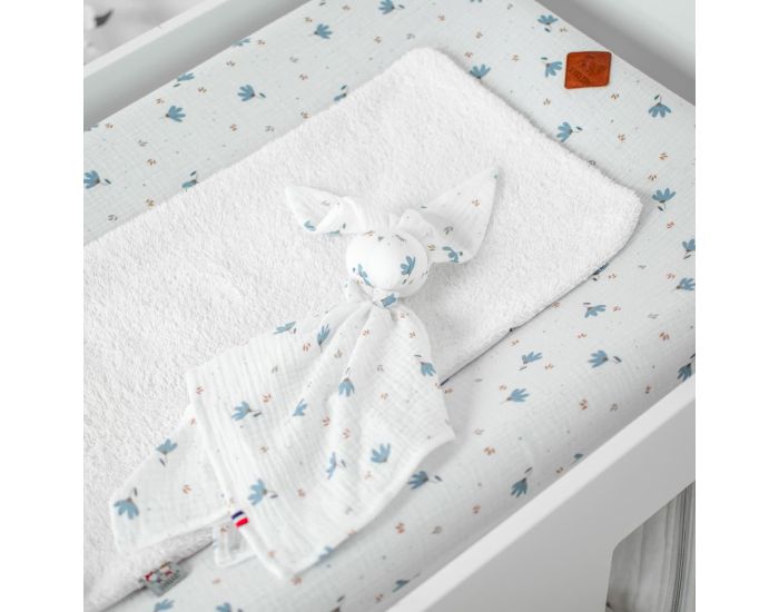SEVIRA KIDS Housse de Matelas  Langer - Bleuet (2)