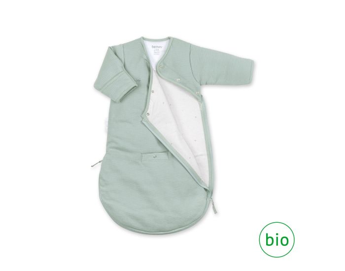 BEMINI Gigoteuse avec Moufles Pady Waffle Jersey - Bio - Hiver - Tog 2.5 - 1 � 4 Mois  (16)