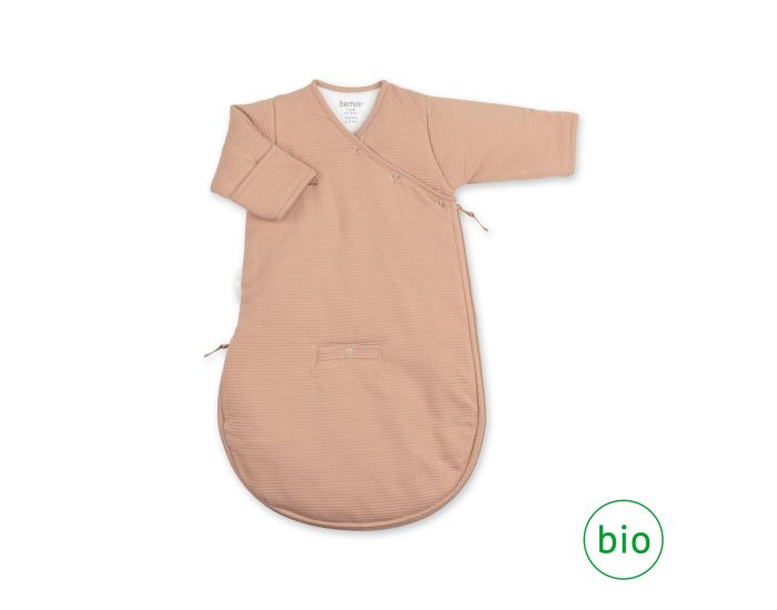 BEMINI Gigoteuse avec Moufles Pady Waffle Jersey - Bio - Hiver - Tog 2.5 - 1 � 4 Mois  (22)