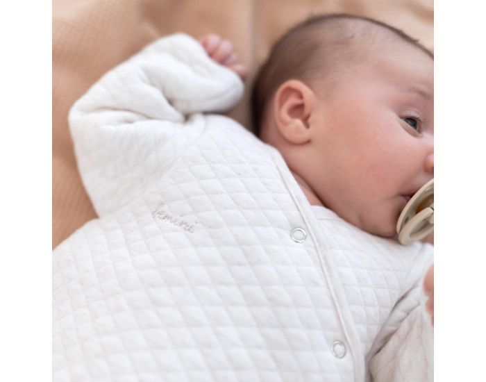 BEMINI Gigoteuse avec Moufles - Quilted Jersey - Tog 1.5 - 0 � 1 Mois  Grey mix (2)