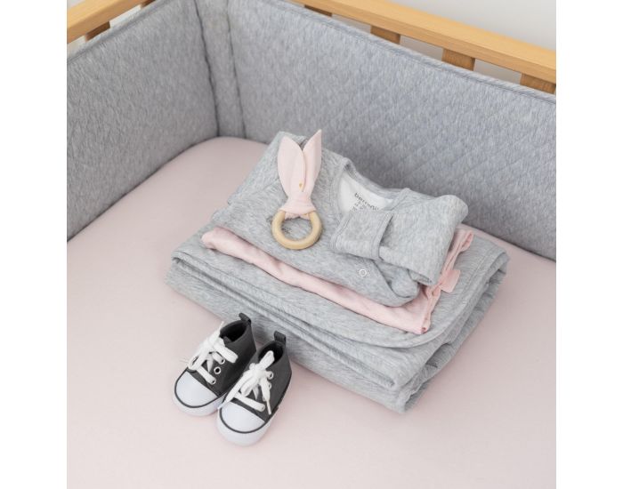 BEMINI Gigoteuse avec Moufles - Quilted Jersey - Tog 1.5 - 0 � 1 Mois  Grey mix (11)