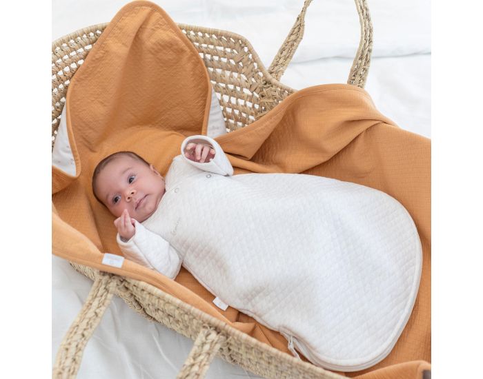 BEMINI Gigoteuse avec Moufles - Quilted Jersey - Tog 1.5 - 0 � 1 Mois  Grey mix (5)