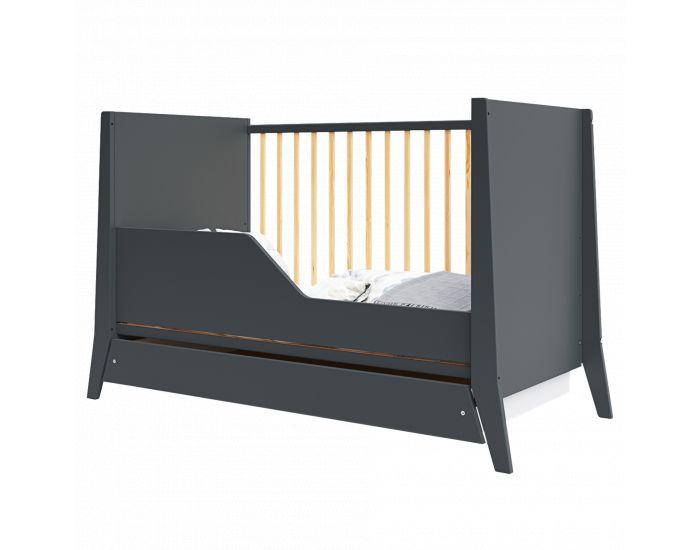 PREMIERS MOMENTS - Lit B�b� Evolutif avec Tiroir - Zo� - 120x60 cm (1)