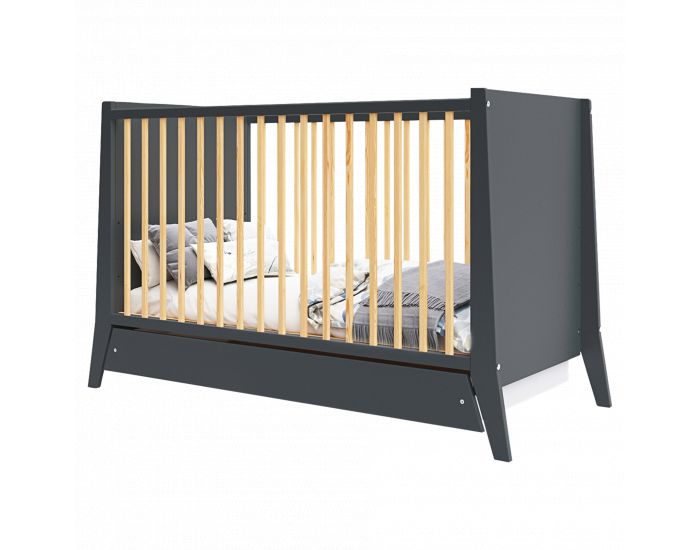 PREMIERS MOMENTS - Lit B�b� Evolutif avec Tiroir - Zo� - 120x60 cm (3)