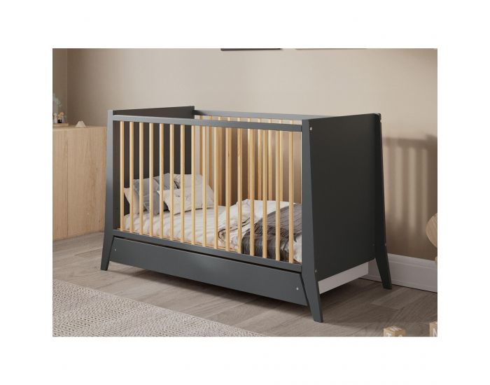 PREMIERS MOMENTS - Lit B�b� Evolutif avec Tiroir - Zo� - 120x60 cm (5)