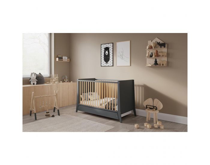 PREMIERS MOMENTS - Lit B�b� Evolutif avec Tiroir - Zo� - 120x60 cm (6)