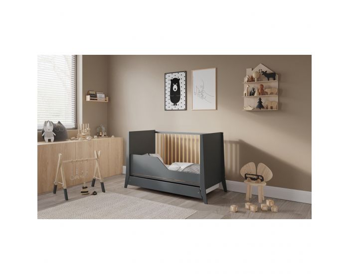 PREMIERS MOMENTS - Lit B�b� Evolutif avec Tiroir - Zo� - 120x60 cm (7)