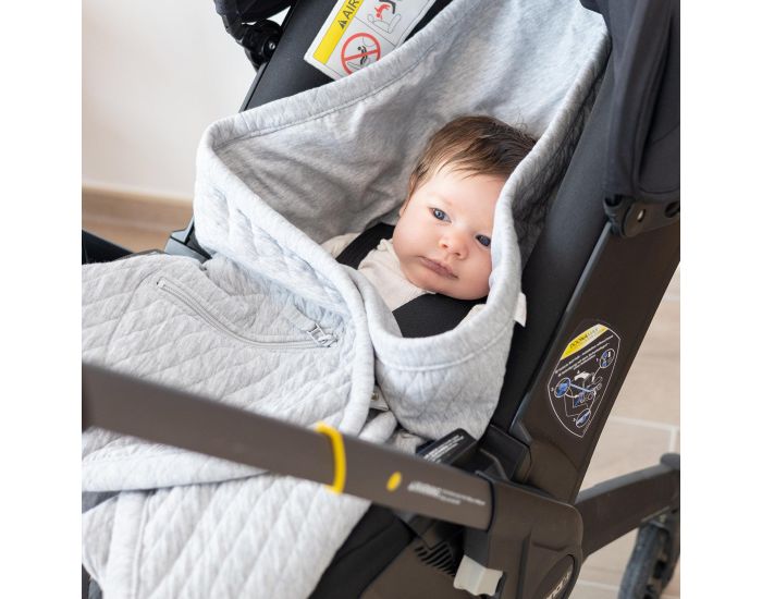 BEMINI Nid d'Ange BISIDE - Quilted + Jersey - 0 � 12 mois (2)