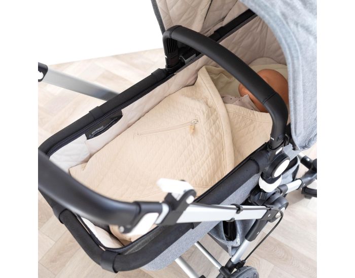 BEMINI Nid d'Ange BISIDE - Quilted + Jersey - 0 � 12 mois (29)