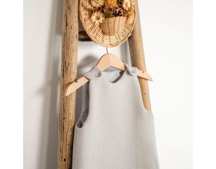 SEVIRA KIDS - Gigoteuse - Et - en Nid d'Abeille - Gris Clair - Tog 0,5  (1)