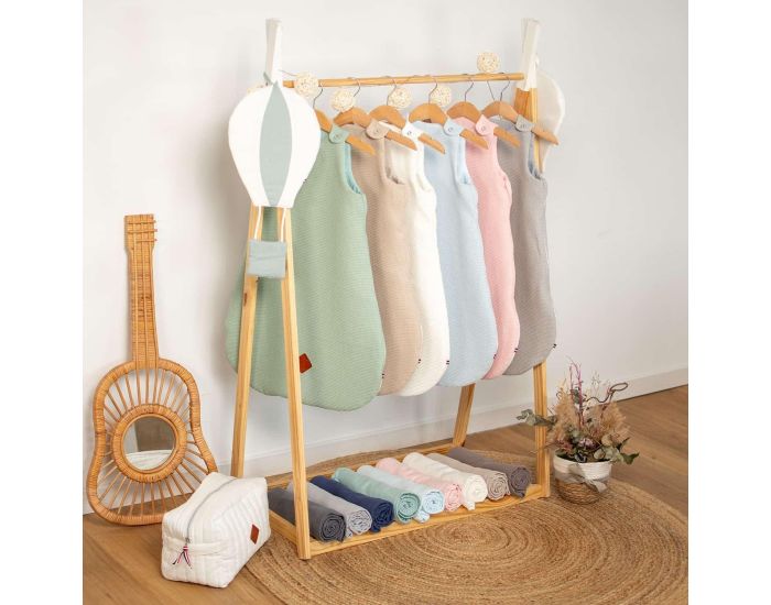 SEVIRA KIDS - Gigoteuse - Et - en Nid d'Abeille - Gris Clair - Tog 0,5  (6)