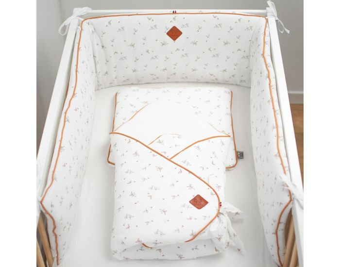 SEVIRA KIDS Tour de Lit Universel en Gaze de Coton - Melody (2)