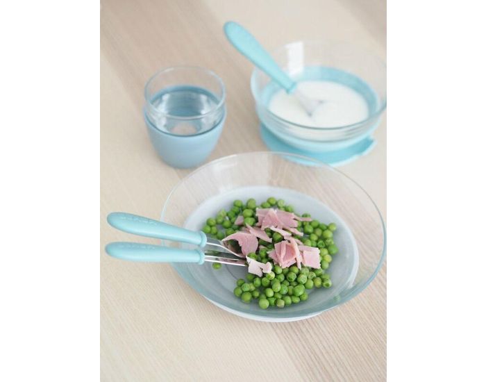 BEABA Coffret Repas en Verre / Silicone Jungle (2)