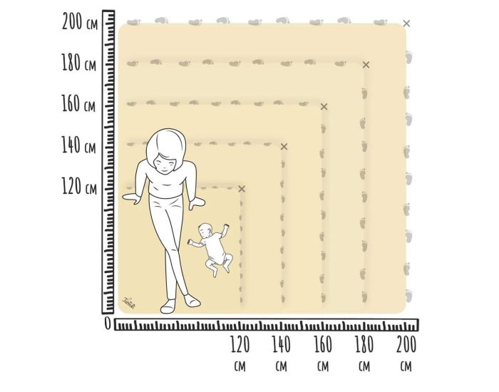 TAMOLI Tapis de Motricit� Libre - 120x120 cm (8)