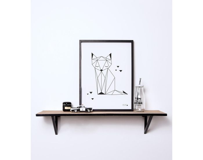 LILIPINSO Affiche Seule - Origami - Renard (2)