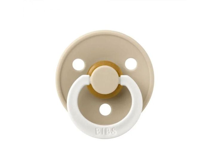 BIBS Lot de 2 Sucettes Caoutchouc - T�tines Sym�trique Phosphorescente - Taille 2 (1)