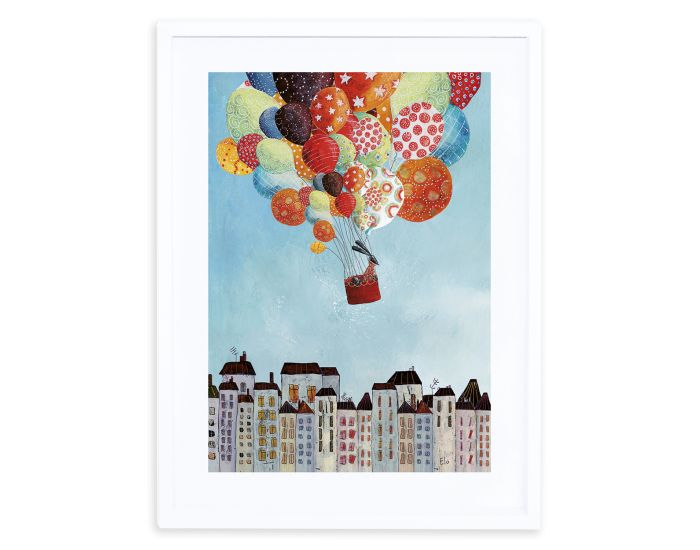 LILIPINSO Affiche Seule - In Volo - Voyage en Ballon (2)