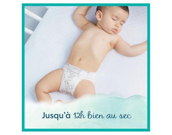 PAMPERS 62 Couches Harmonie - Taille 6 - 13kg + (1)