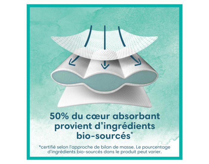 PAMPERS 62 Couches Harmonie - Taille 6 - 13kg + (3)