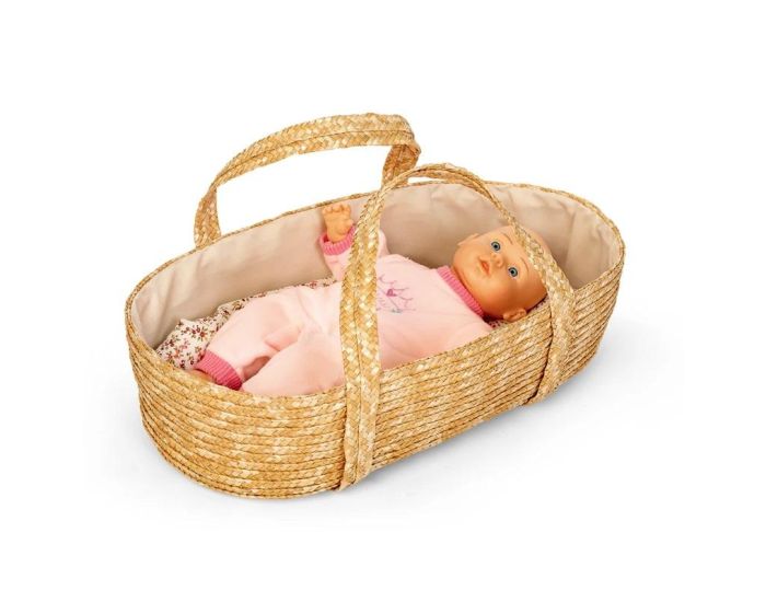 BYASTRUP Couffin en Osier Tress� pour Poup�e 50 cm - D�s 3 ans (2)