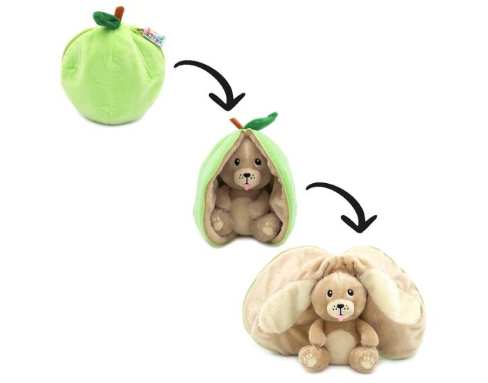 LES D�GLINGOS Peluche Flipetz - Chien Pomme - D�s 12 mois (1)
