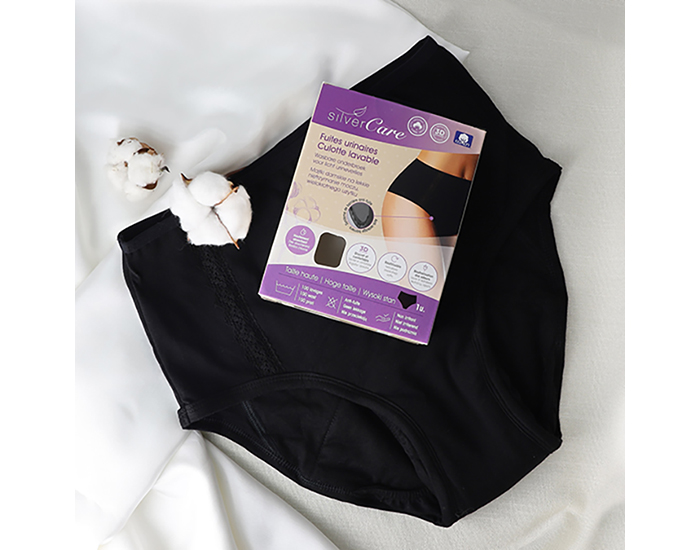 SILVERCARE Culotte Lavable pour Fuites Urinaires Taille Haute Taille S (4)