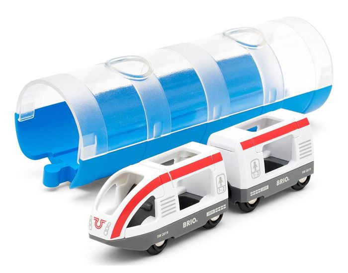 BRIO Train de Voyageurs et Tunnel - Ds 3 ans (1)