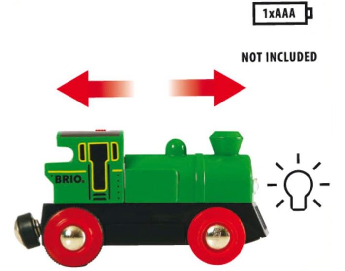 BRIO Locomotive � Pile Bidirectionnelle - D�s 3 ans  (1)