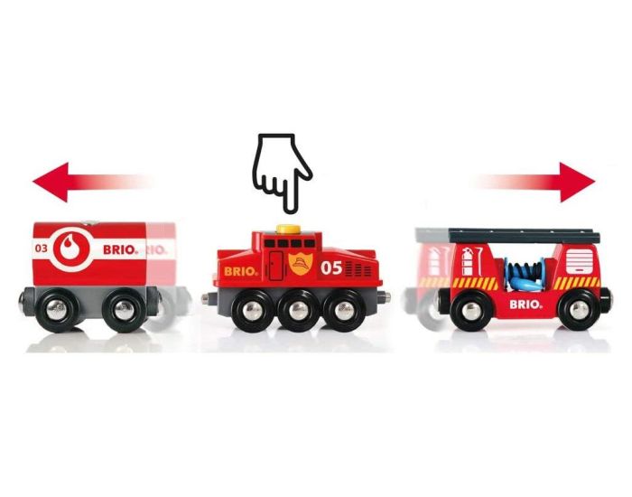 BRIO Train des Pompiers - D�s 3 ans (2)
