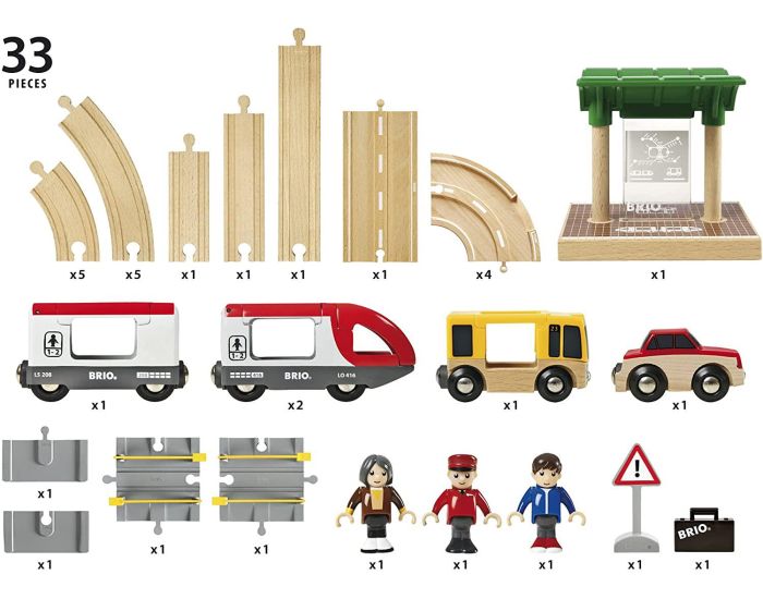 BRIO Circuit Correspondance Train et Bus - D�s 3 ans (2)